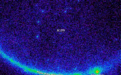 Астрономы зафиксировали в одной из галактик рекордный по мощности всплеск гамма-излучения