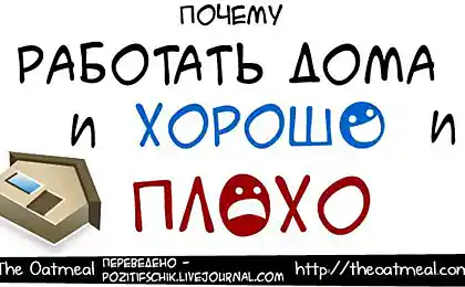 Почему работать дома и хорошо и плохо (12 фотографий)