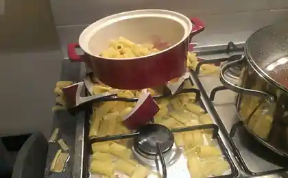 Покушал макарошек