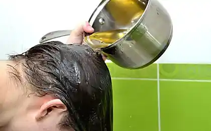 Насичений колір волосся без хімічної забарвлення! Позбутися від срібла пасма ...