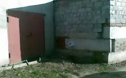 Гаражный туалет высокой культуры!
