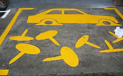 Не ставьте тут машины