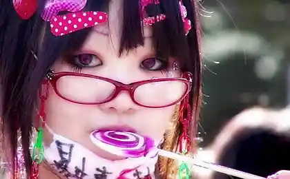 Japanese Harajuku girls