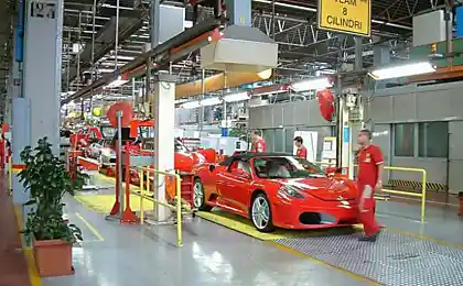 Фабрика по производству Ferrari