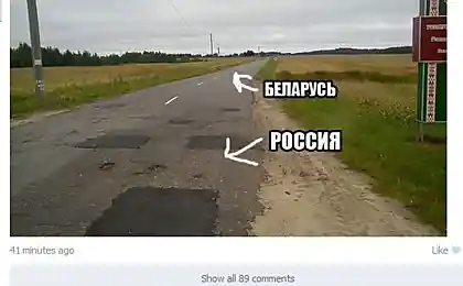 Зато трава зеленее! Вот...