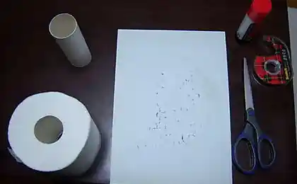 Прикол с бумагой