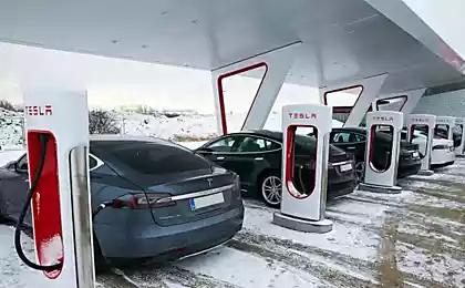 Tesla Motors откроет сеть электрозаправок в России и Украине