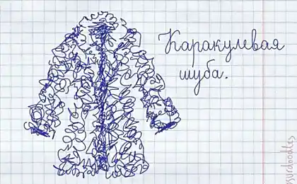 На норковую фантазии не хватило