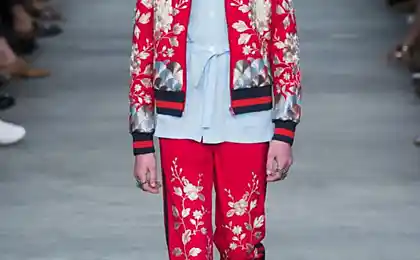 Весна/Літо 2016 Колекція чоловіків Gucci