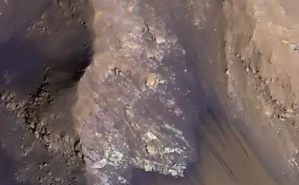 НАСА опублікувала фото поверхні Марса з слідами водних потоків