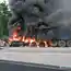 Пожар на Ярославском шоссе (14 фото)