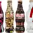 Ретроспектива бутылочек Coca-Cola Light: 2003 - 2014