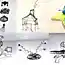 Ручкой 3Doodler, можно рисовать прямо в воздухе