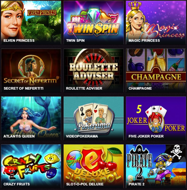 Online slots Gaminator - review features popular slots. Page 1