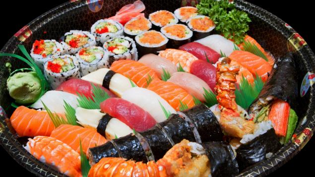 Обои sushi, роллы, морепродукты, раздел Еда, размер 1920х1080 full HD - скачать бесплатно картинку на рабочий стол и телефон