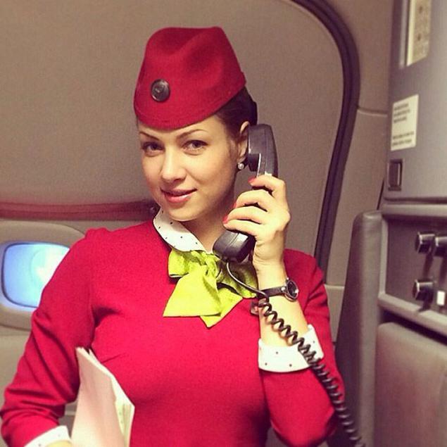 The most beautiful stewardesses Russia. Page 1