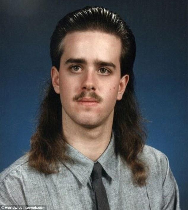 八十年代发型男士图片