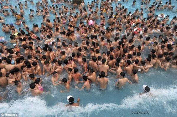 Невыносимая жара в Китае (6 фото)