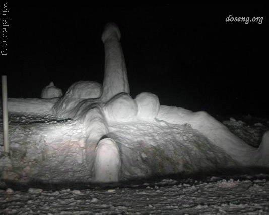 Приколы с снегом
