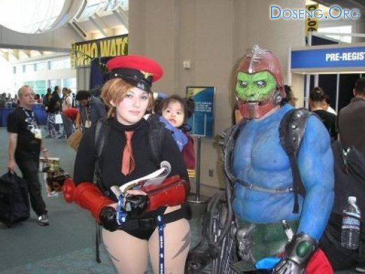 Фанаты комиксов на фестивале Comic Con-2008