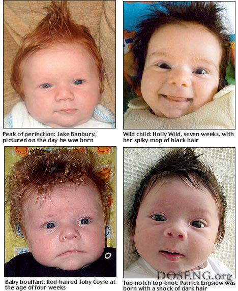 Может ли у ребенка поменяться. Волосы у детей в годик. Ребёнок родился с волосами на голове. Новорожденные с прической.