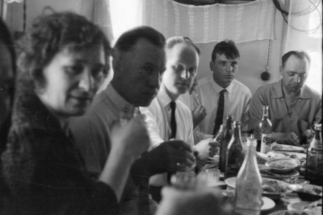 Сельская свадьба в Рязанской области в далеком 1964 году