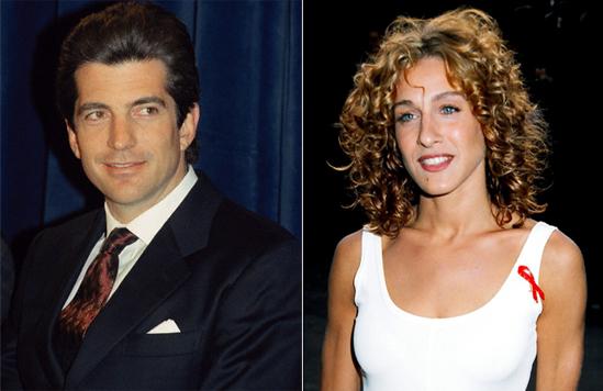 Sarah Jessica Parker and John F. Kennedy, Jr..