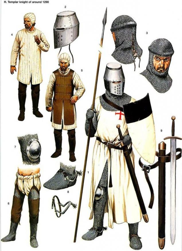 甲胄骑兵和圣殿骑士图片