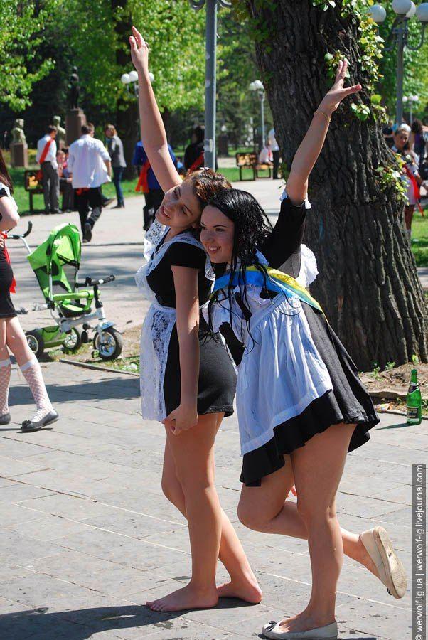 Вот так прошел последний звонок в Луганске.
