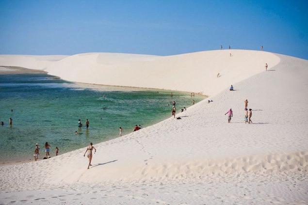 Райские белые пески Lencois Maranhenses