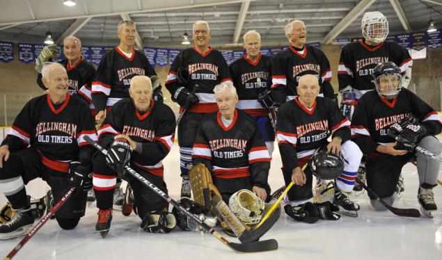 Image result for old men playing hockey