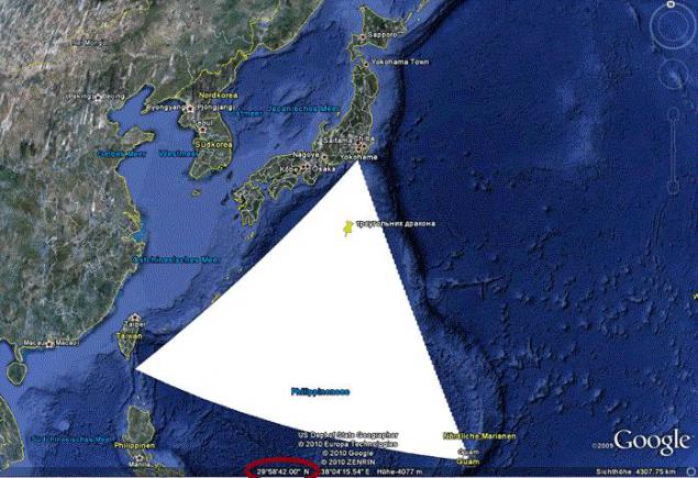 百慕大三角地理位置图片