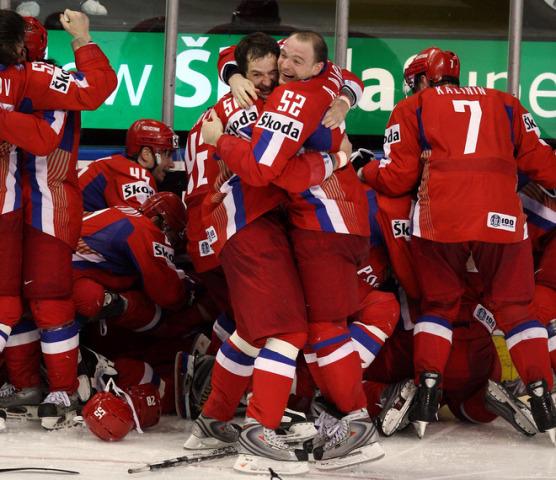 Победа сборной России по хоккею 2008